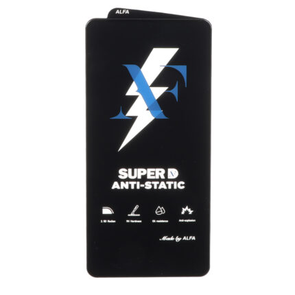 محافظ صفحه نمایش شیشه ای Super D Anti Static ALFA مدل Samsung Galaxy A51 / A52 / A53 / M31s / S20 fe (بدون پک)