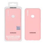 قاب سیلیکونی پاک کنی اورجینال Master Quality مدل Samsung Galaxy A10s - صورتی (پک دار)