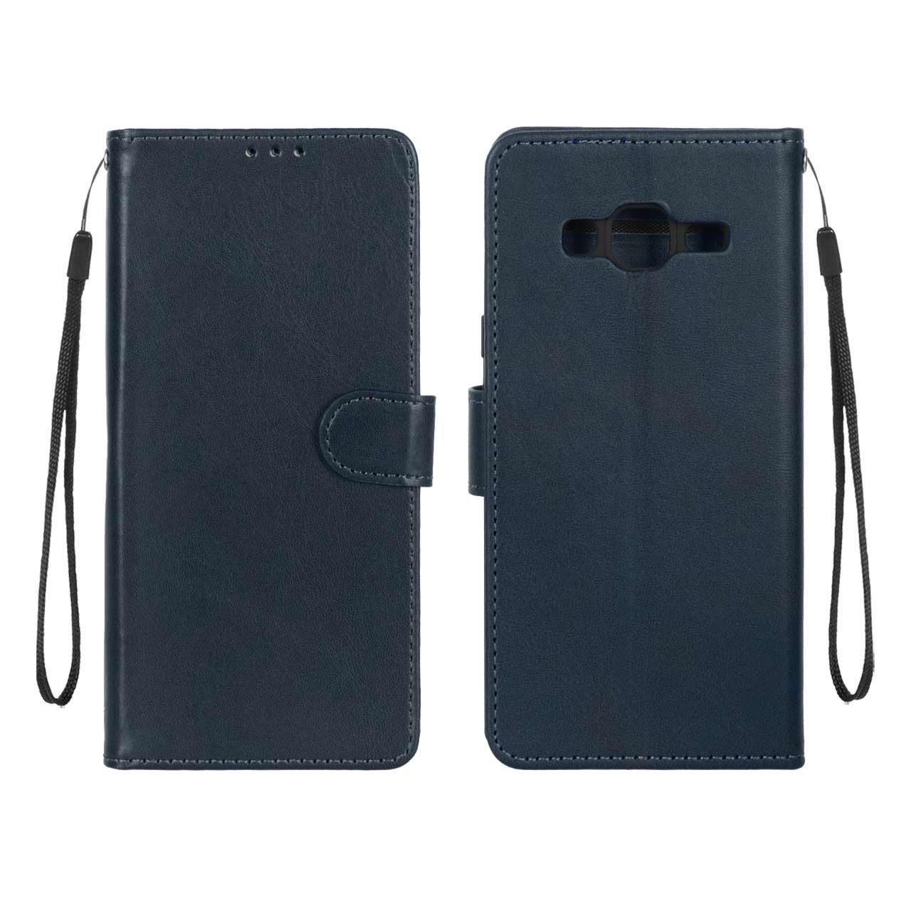 1366032 کیف موبایل مگنتی درجه یک MNC مدل Samsung Galaxy J3 (2016) / J310 - سرمه ای تیره - تصویر 1