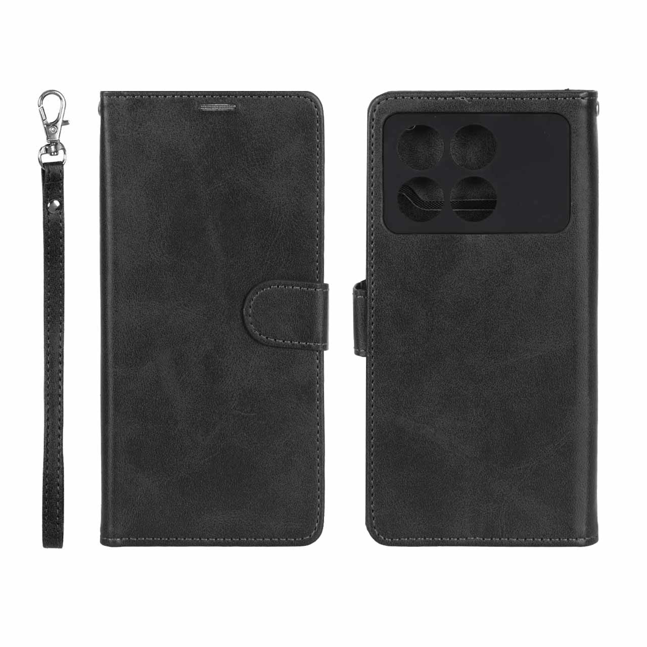 1366068 کیف موبایل مگنتی درجه یک MNC مدل Xiaomi Poco X6 Pro 5G / Redmi K70E - مشکی - تصویر 1