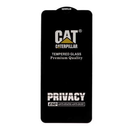 محافظ صفحه نمایش شیشه ای Full Cover Privacy Caterpillar - ESD مدل Xiaomi Redmi A3 / A3x / Redmi 10C / Redmi 12C / Redmi 11A / Redmi 10 Power / Poco C40 / Poco C55 / C61