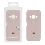 قاب سیلیکونی پاک کنی اورجینال Master Quality مدل Xiaomi Redmi A3 / A3x / Poco C61 - خاکی (پک دار)