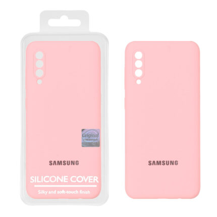 قاب سیلیکونی پاک کنی اورجینال Master Quality مدل Samsung Galaxy A50 / A50s / A30s - صورتی (پک دار)