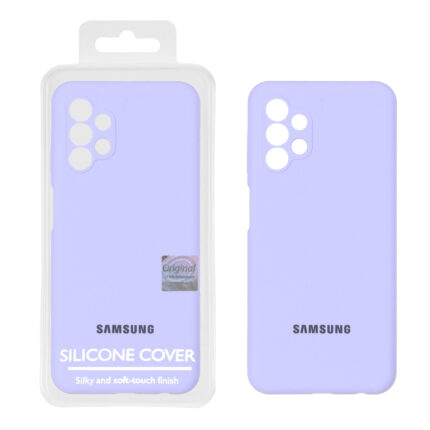 قاب سیلیکونی پاک کنی اورجینال Master Quality مدل Samsung Galaxy A13 4G - یاسی (پک دار)