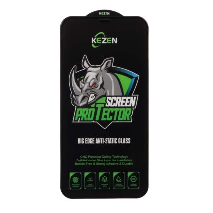 محافظ صفحه نمایش شیشه ای Full Cover Kezen Anti Static Big Edge مدل Apple iPhone 11 / iPhone XR