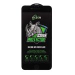 محافظ صفحه نمایش شیشه ای Full Cover Kezen Anti Static Big Edge مدل Apple iPhone 6 Plus / 6S Plus / 7 Plus / 8 Plus - مشکی