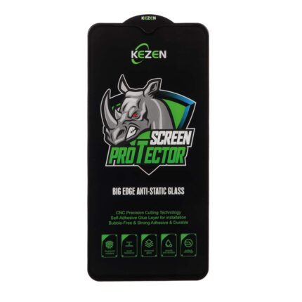 محافظ صفحه نمایش شیشه ای Full Cover Kezen Anti Static Big Edge مدل Samsung Galaxy A10 / A10s / M10 / M20 / M01s