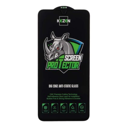 محافظ صفحه نمایش شیشه ای Full Cover Kezen Anti Static Big Edge مدل Samsung Galaxy A17 / A16 / A26