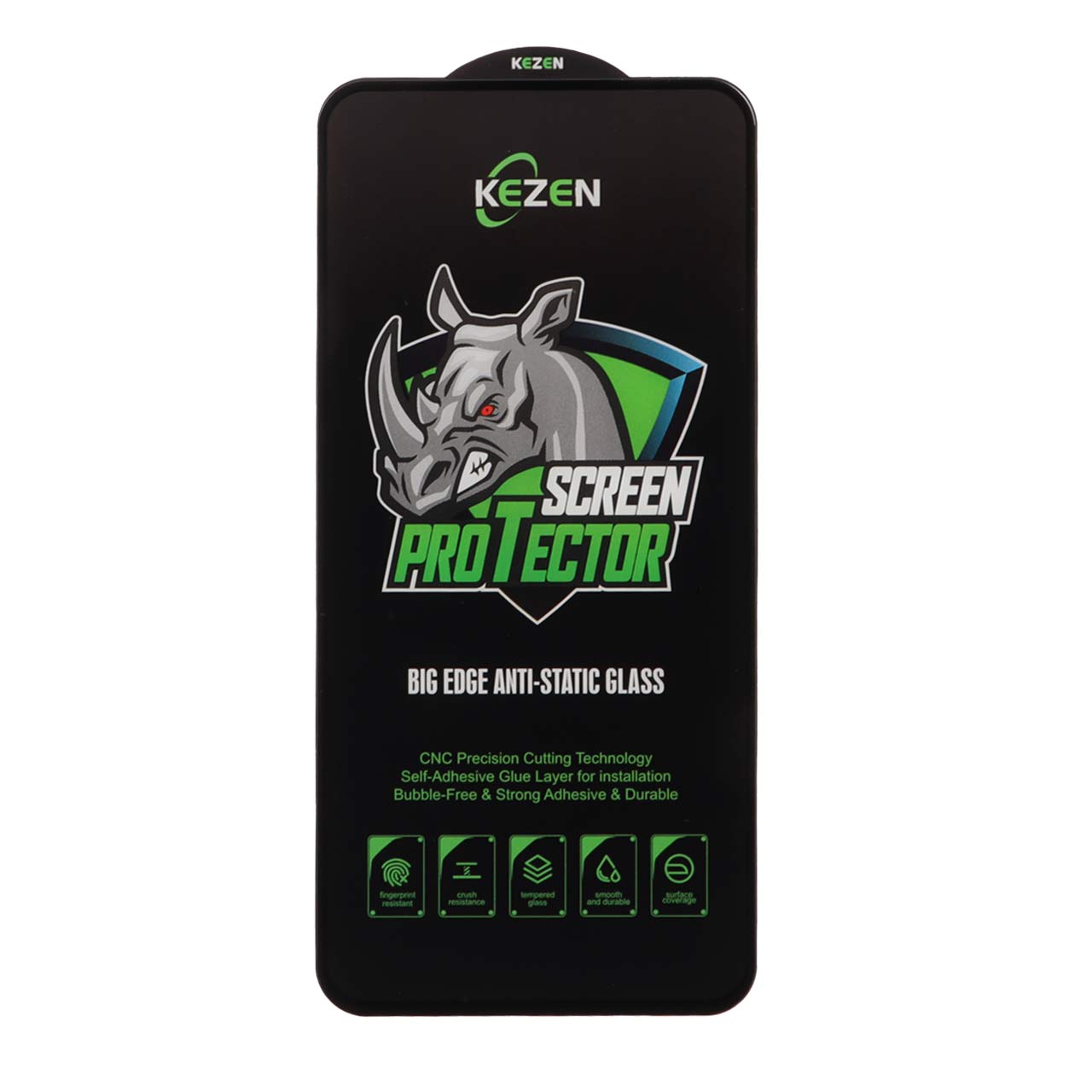 1369436 محافظ صفحه نمایش شیشه ای Full Cover Kezen Anti Static Big Edge مدل Samsung Galaxy S23 FE / A54 / Honor 400 - تصویر 1