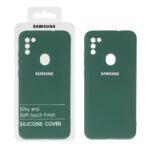 قاب نیو سیلیکون محافظ لنزدار RFF مدل Samsung Galaxy A11 / M11 - سبز (پک دار)