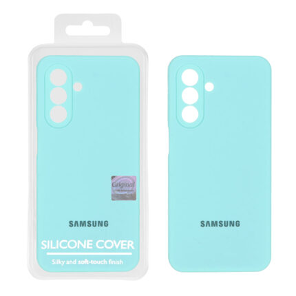 قاب سیلیکونی پاک کنی اورجینال Master Quality مدل Samsung Galaxy A17 / A26 - سبزآبی (پک دار)