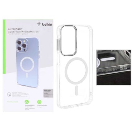 قاب اورجینال belkin شفاف Magsafe مدل Samsung Galaxy A17 / A16 / A26 (پک دار)