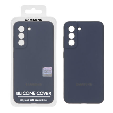 قاب سیلیکونی پاک کنی اورجینال Master Quality مدل Samsung Galaxy S21 FE - سرمه ای (پک دار)