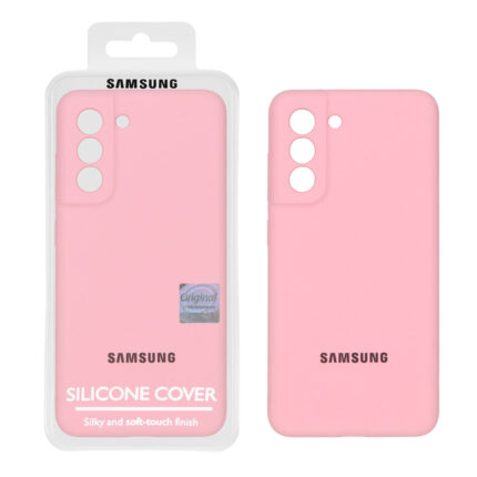 قاب سیلیکونی پاک کنی اورجینال Master Quality مدل Samsung Galaxy S21 FE - صورتی (پک دار)