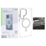 قاب اورجینال belkin شفاف Magsafe مدل Samsung Galaxy S24 Ultra (پک دار)