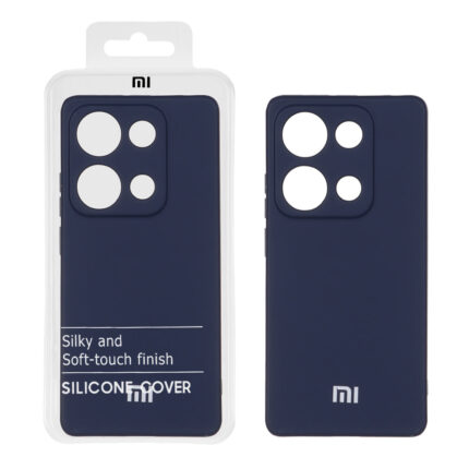قاب نیو سیلیکون محافظ لنزدار RFF مدل Xiaomi Redmi Note 14S / Note 13 Pro 4G / M6 Pro 4G - سرمه ای (پک دار)