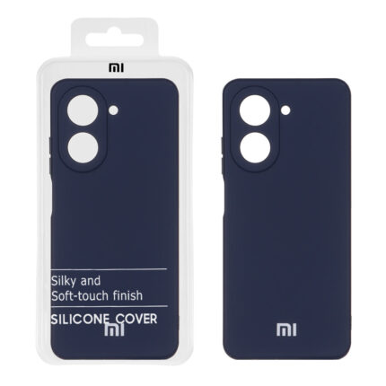 قاب نیو سیلیکون محافظ لنزدار RFF مدل Xiaomi Redmi A5 / Poco C71 - سرمه ای (پک دار)