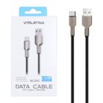 کابل شارژ فست VIPLATINA Type-C مدل BC29C 18W - مشکی (گارانتی 12 ماه تعویض نیکان همراه)