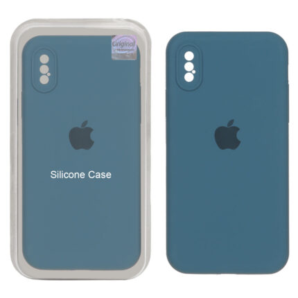 قاب سیلیکونی پاک کنی اورجینال Master Quality مدل Apple iPhone X / iPhone XS - سبز کله غازی (پک دار)