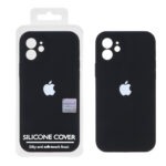 قاب سیلیکونی پاک کنی اورجینال Master Quality مدل Apple iPhone 12 - مشکی (پک دار)