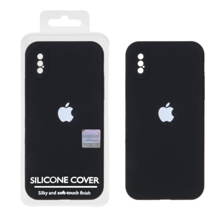 قاب سیلیکونی پاک کنی اورجینال Master Quality مدل Apple iPhone X / iPhone XS - مشکی (پک دار)
