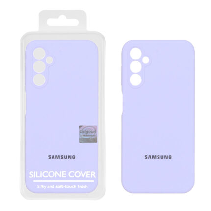 قاب سیلیکونی پاک کنی اورجینال Master Quality مدل Samsung Galaxy A14 - یاسی (پک دار)