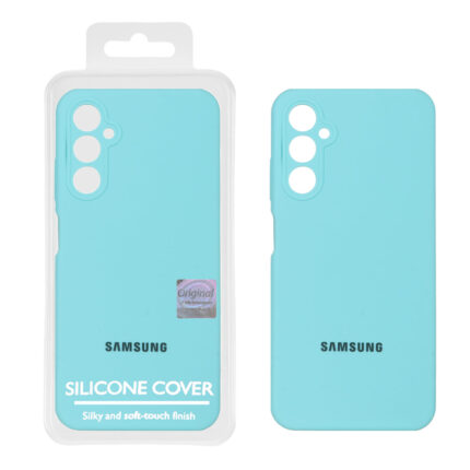 قاب سیلیکونی پاک کنی اورجینال Master Quality مدل Samsung Galaxy A05s / M14 4G / F14 4G - سبزآبی (پک دار)
