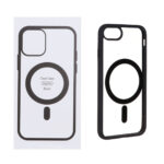 قاب شفاف دور رنگی Apple iPhone 7 / iPhone 8 / iPhone SE (2020) با قابلیت شارژ MagSafe - مشکی (پک دار) - MPS