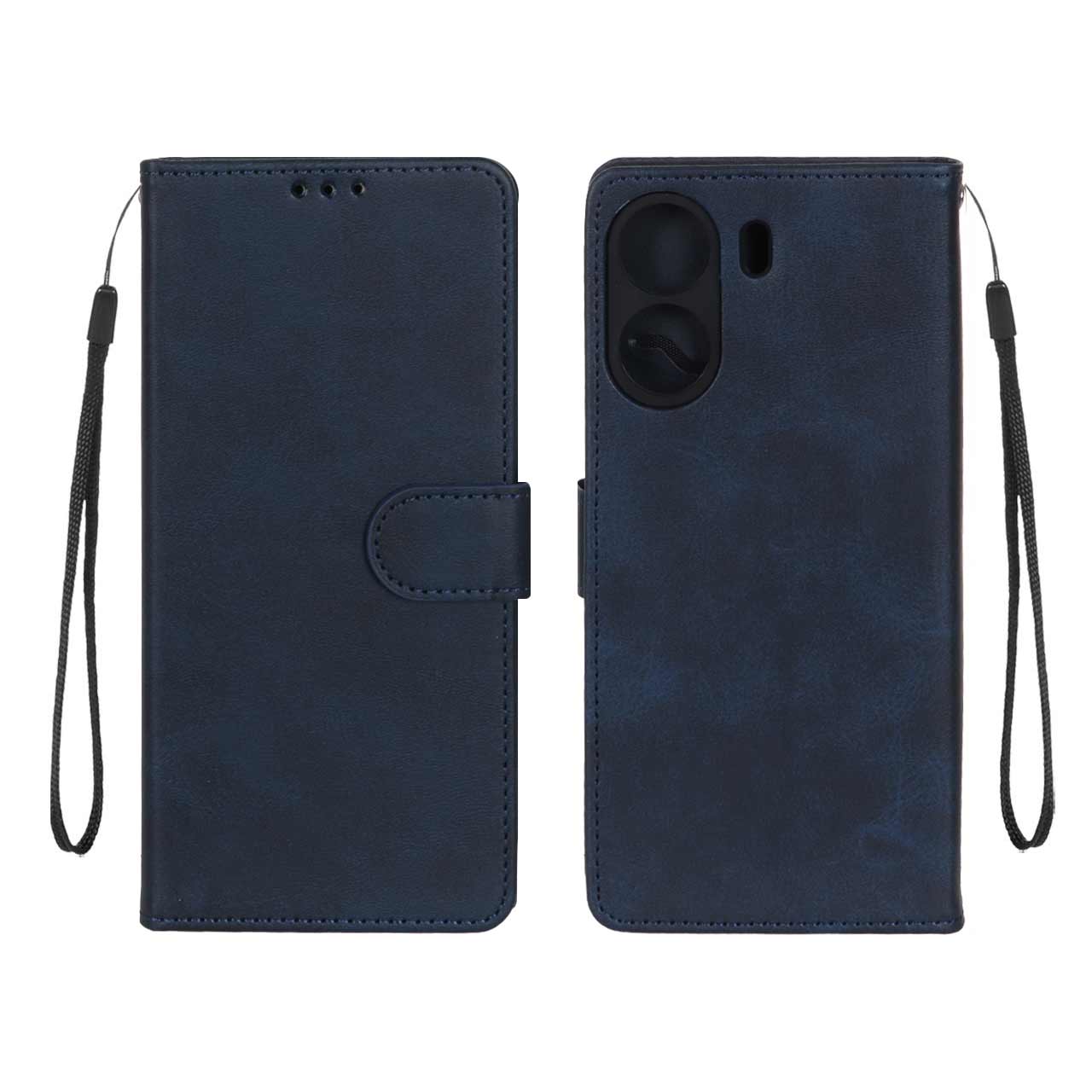 1388858 کیف موبایل مگنتی درجه یک MNC مدل Xiaomi Redmi 13C / Poco C65 - سرمه ای تیره - تصویر 1
