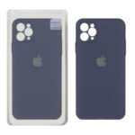 قاب سیلیکونی پاک کنی اورجینال Master Quality مدل Apple iPhone 11 Pro Max - سرمه ای (پک دار)