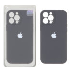قاب سیلیکونی پاک کنی اورجینال Master Quality مدل Apple iPhone 13 Pro Max - خاکستری (پک دار)