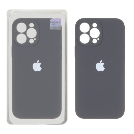 قاب سیلیکونی پاک کنی اورجینال Master Quality مدل Apple iPhone 13 Pro Max - خاکستری (پک دار)