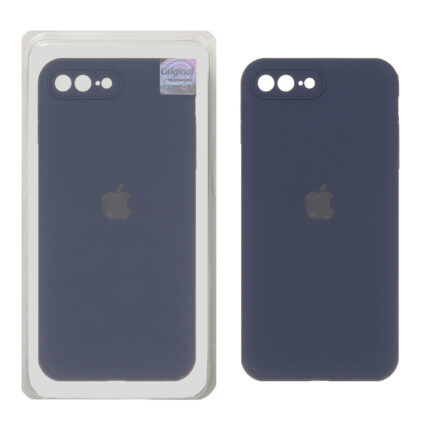 قاب سیلیکونی پاک کنی اورجینال Master Quality مدل Apple iPhone 7 Plus / iPhone 8 Plus - سرمه ای (پک دار)