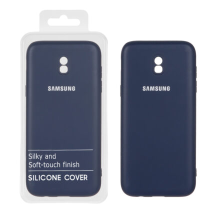 قاب نیو سیلیکون محافظ لنزدار RFF مدل Samsung Galaxy J5 Pro / J530 - سرمه ای (پک دار)