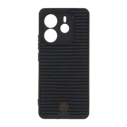 قاب Golden Lion شیاردار Xiaomi Redmi Note 14 4G - مشکی