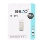 فلش مموری BEXO USB2.0 مدل B-506 ظرفیت 32GB - نقره ای (گارانتی داده پردازی آواتک)