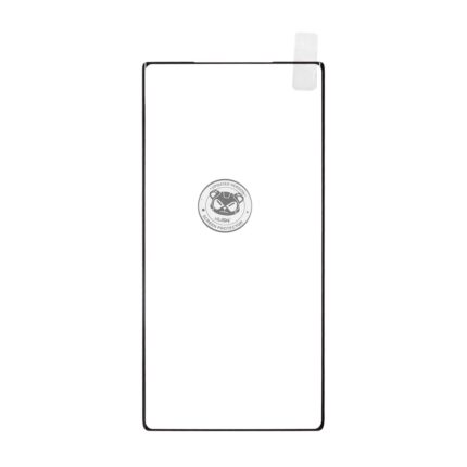 محافظ صفحه نمایش شیشه ای خم فول چسب Full Cover Kusa درجه یک - Samsung Galaxy Note20 Ultra - مشکی