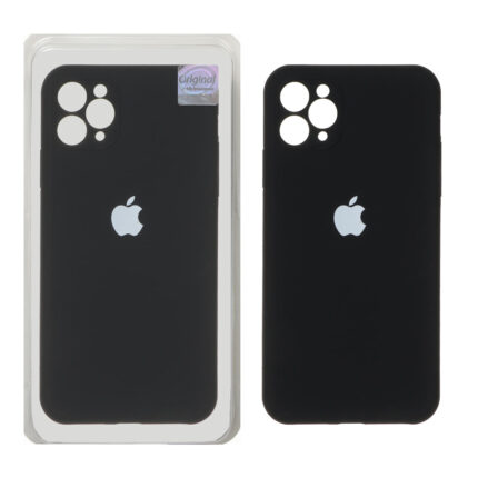 قاب سیلیکونی پاک کنی اورجینال Master Quality مدل Apple iPhone 11 Pro Max - مشکی (پک دار)