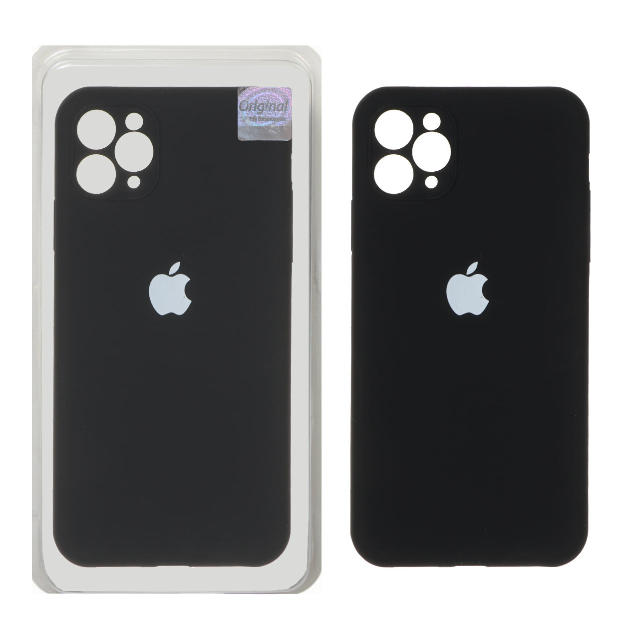 1393674 قاب سیلیکونی پاک کنی اورجینال Master Quality مدل Apple iPhone 11 Pro Max - مشکی (پک دار) - تصویر 1