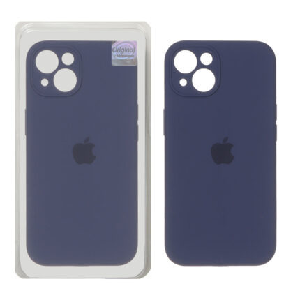 قاب سیلیکونی پاک کنی اورجینال Master Quality مدل Apple iPhone 13 / iPhone 14 - سرمه ای (پک دار)