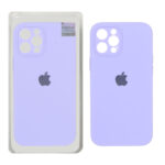 قاب سیلیکونی پاک کنی اورجینال Master Quality مدل Apple iPhone 12 Pro Max - یاسی (پک دار)