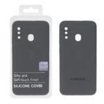 قاب سیلیکونی پاک کنی اورجینال Master Quality مدل Samsung Galaxy A30 / A20 - خاکستری (پک دار)