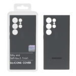 قاب سیلیکونی پاک کنی اورجینال Master Quality مدل Samsung Galaxy S23 Ultra - خاکستری (پک دار)