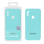قاب سیلیکونی پاک کنی اورجینال Master Quality مدل Samsung Galaxy A11 / M11 - سبزآبی (پک دار)
