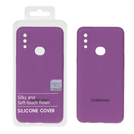قاب سیلیکونی پاک کنی اورجینال Master Quality مدل Samsung Galaxy A10s - ارغوانی (پک دار)
