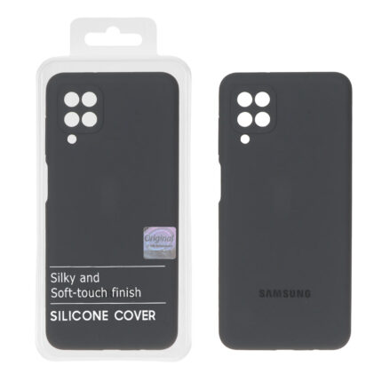 قاب سیلیکونی پاک کنی اورجینال Master Quality مدل Samsung Galaxy A12 / M12 / F12 - خاکستری (پک دار)