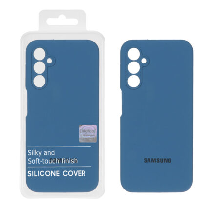 قاب سیلیکونی پاک کنی اورجینال Master Quality مدل Samsung Galaxy A24 - آبی تیره (پک دار)