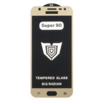 محافظ صفحه نمایش شیشه ای Full Cover ESD Anti Static - Super 9D مدل Samsung Galaxy J3 2017 / J3 Pro 2017 / J330 - طلایی (بدون پک)