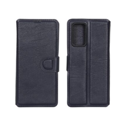 کیف موبایل چرمی مگنتی محافظ لنزدار Samsung Galaxy A13 5G / A04s / M13 4G / M23 / F13 - سرمه ای