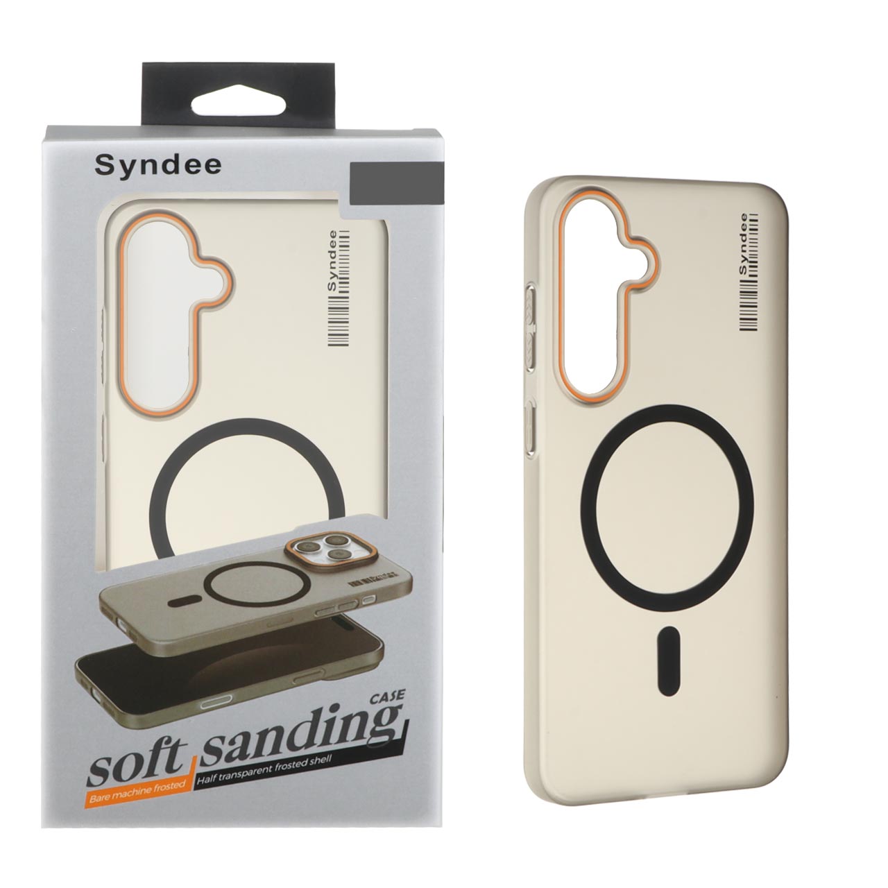 1403024 قاب اورجینال Syndee پشت مات MagSafe مدل Samsung Galaxy S24 FE - مشکی (پک دار) - تصویر 1